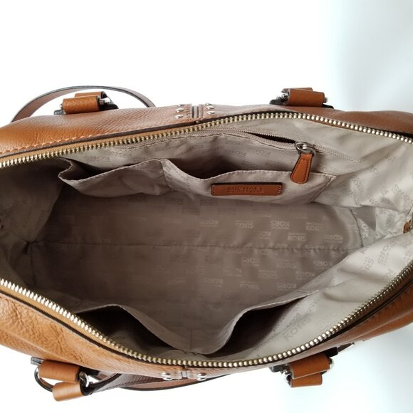 NWOT Michael Kors Astor Satchel in Color Luggage 2010s Reissue - Picture 8 of 14